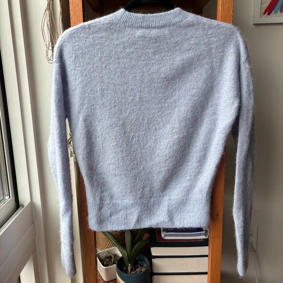 & Other Stories  Alpaca & Wool Blend Blue Lavender Sweater -Size XS - Picture 3 of 3